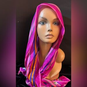 Kenzo Oblong Vintage Silk Scarf